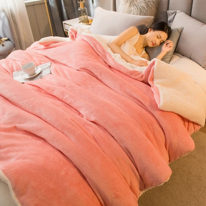 Cozy Luxe Wool Throw Blanket™