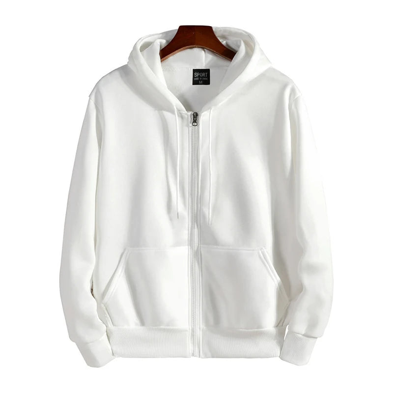 Versatile Zip-Up Hoodie for Modern Men™