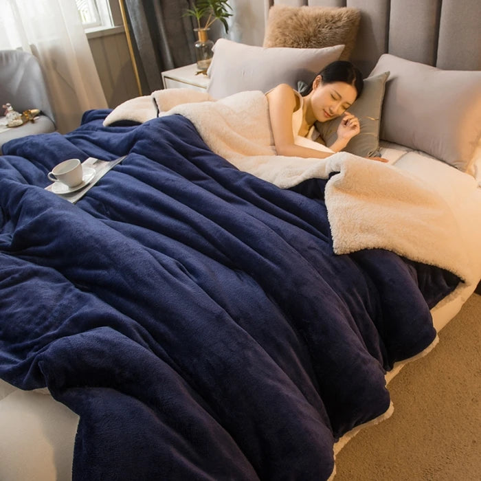 Cozy Luxe Wool Throw Blanket™