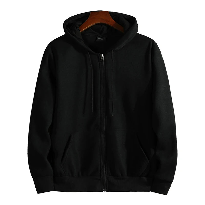 Versatile Zip-Up Hoodie for Modern Men™