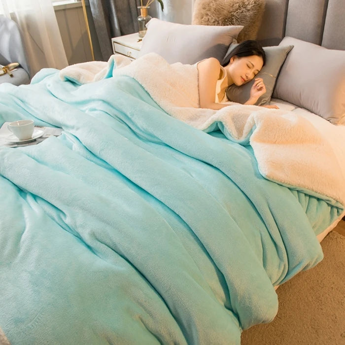 Cozy Luxe Wool Throw Blanket™