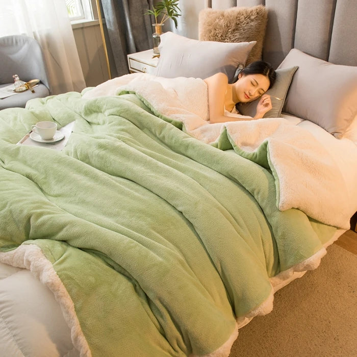 Cozy Luxe Wool Throw Blanket™
