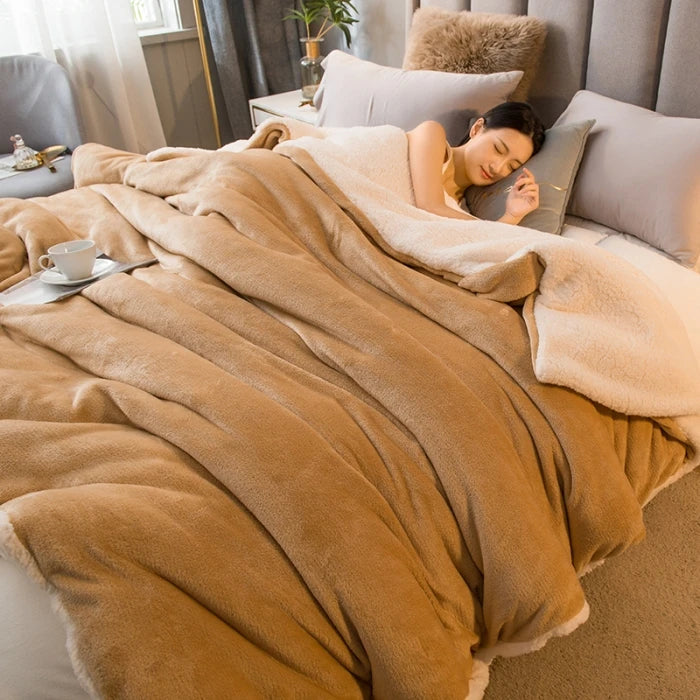 Cozy Luxe Wool Throw Blanket™