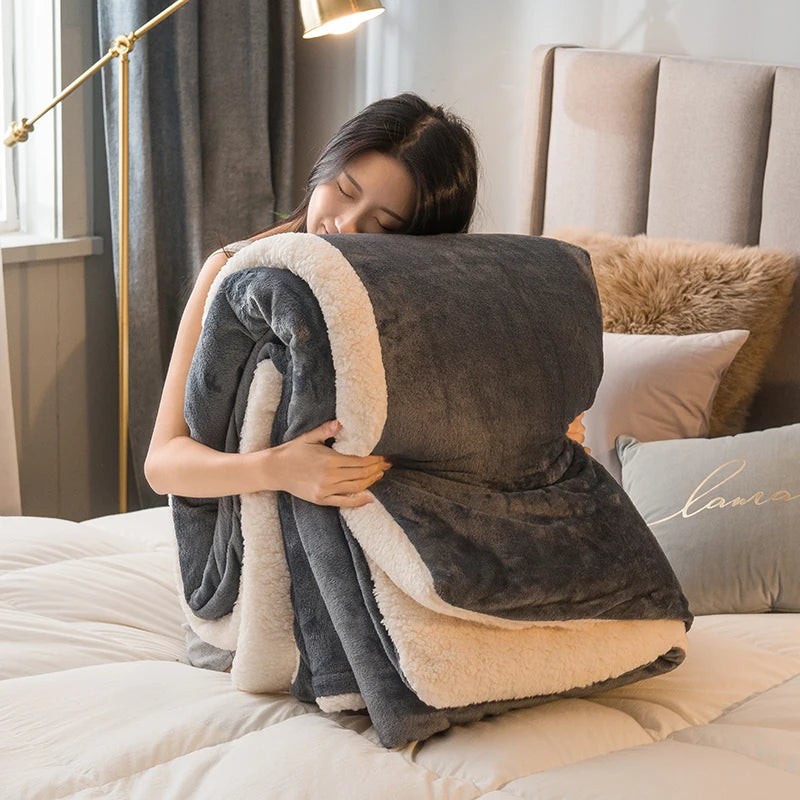 Cozy Luxe Wool Throw Blanket™