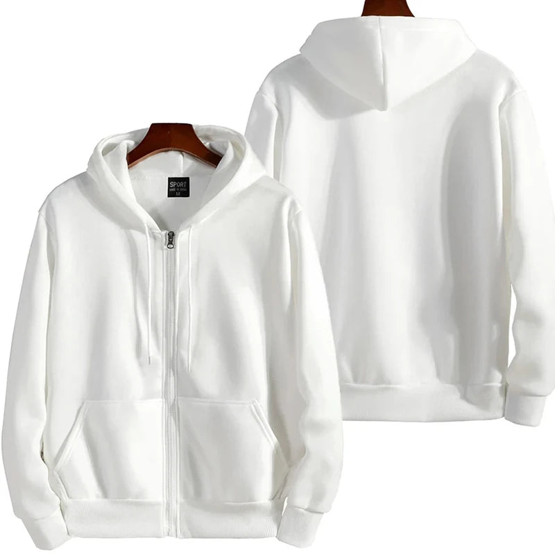 Versatile Zip-Up Hoodie for Modern Men™