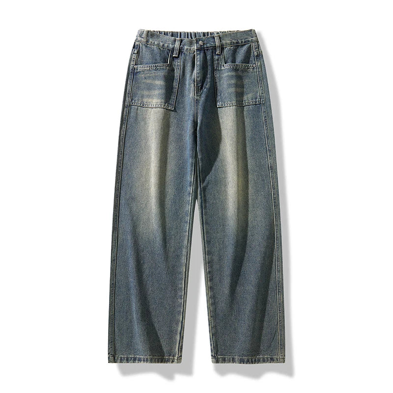 Retro Wash Straight-Leg Denim Jeans™