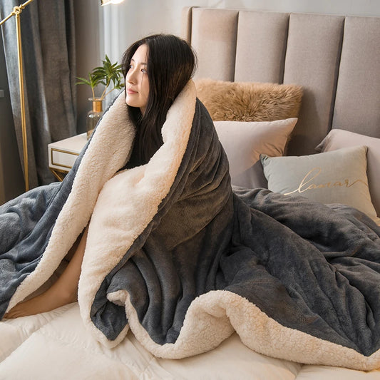 Cozy Luxe Wool Throw Blanket™