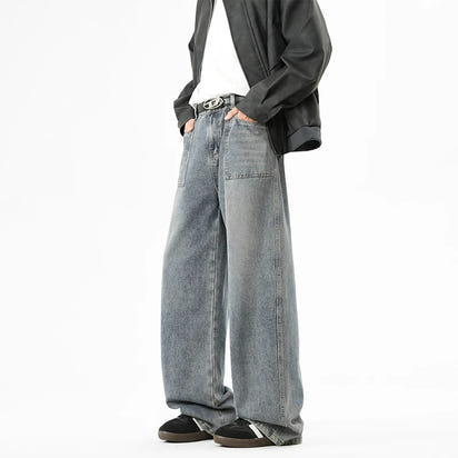 Retro Wash Straight-Leg Denim Jeans™