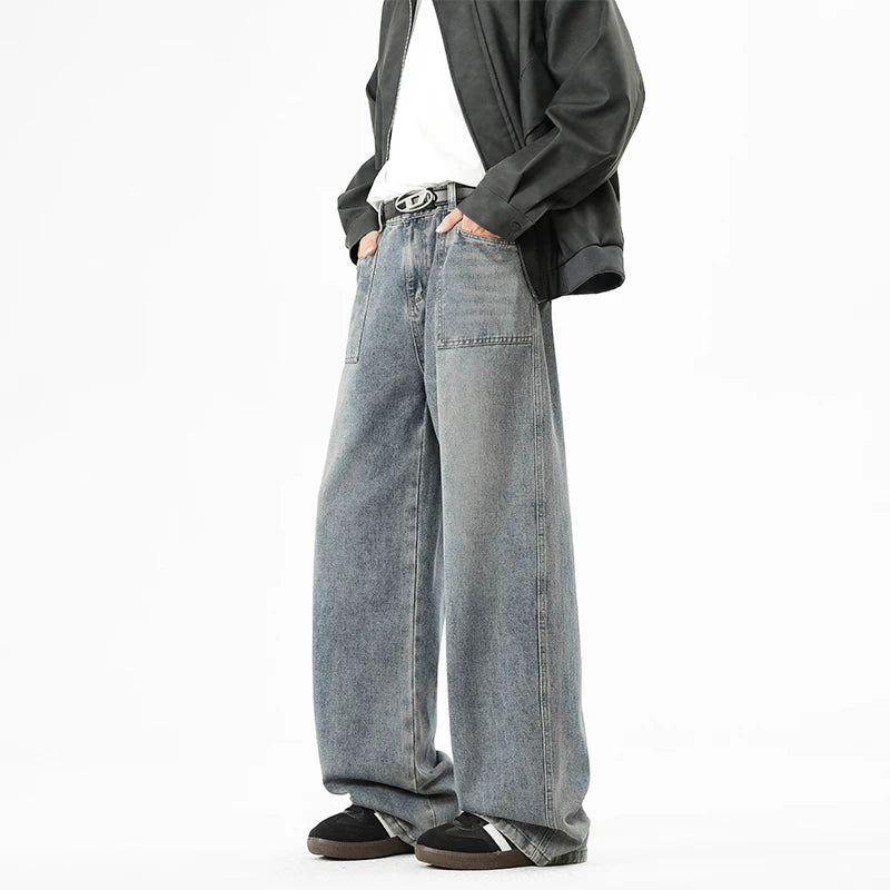 Retro Wash Straight-Leg Denim Jeans™
