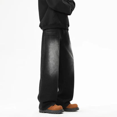 Retro Wash Straight-Leg Denim Jeans™