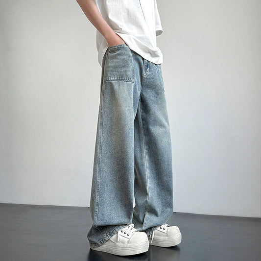 Retro Wash Straight-Leg Denim Jeans™
