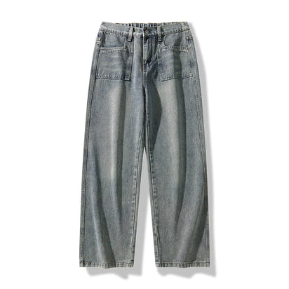 Retro Wash Straight-Leg Denim Jeans™