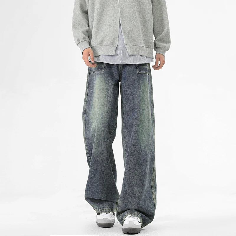 Retro Wash Straight-Leg Denim Jeans™